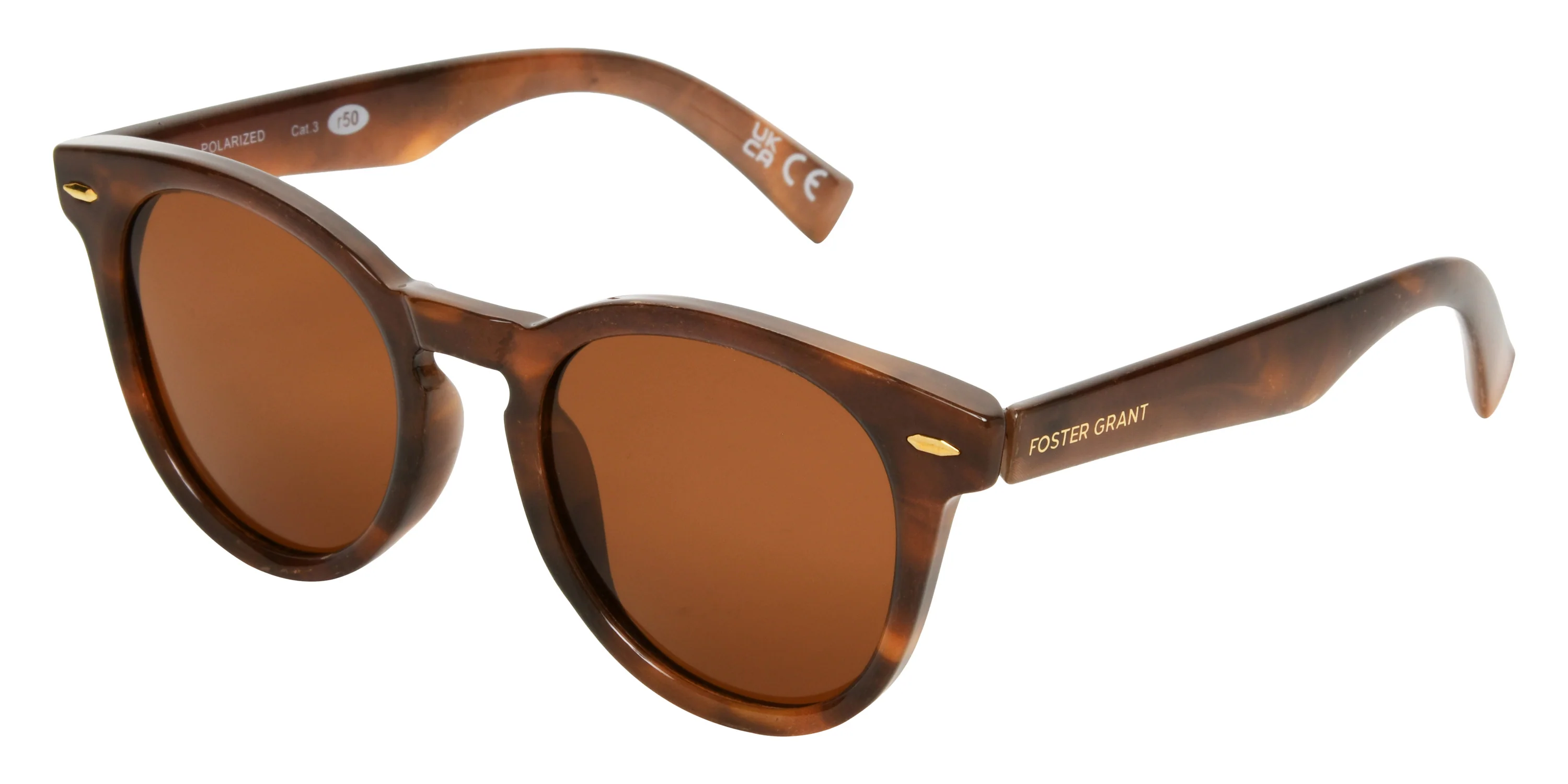 Foster Grant - Ladies Round Polarized Sunglasses - Image 2