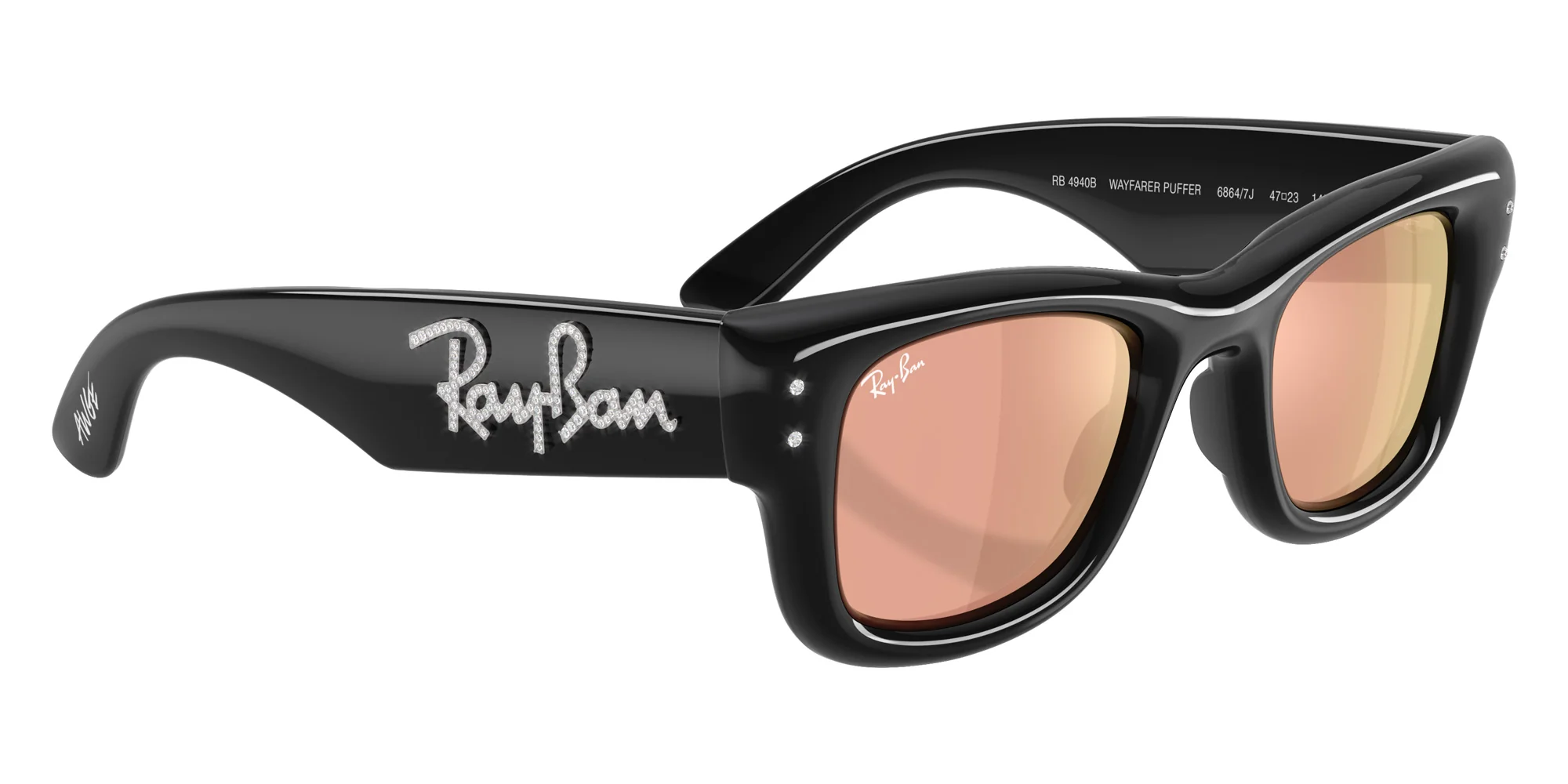 Ray-Ban - RB4940B Wayfarer Puffer Crystal Edition - Image 60