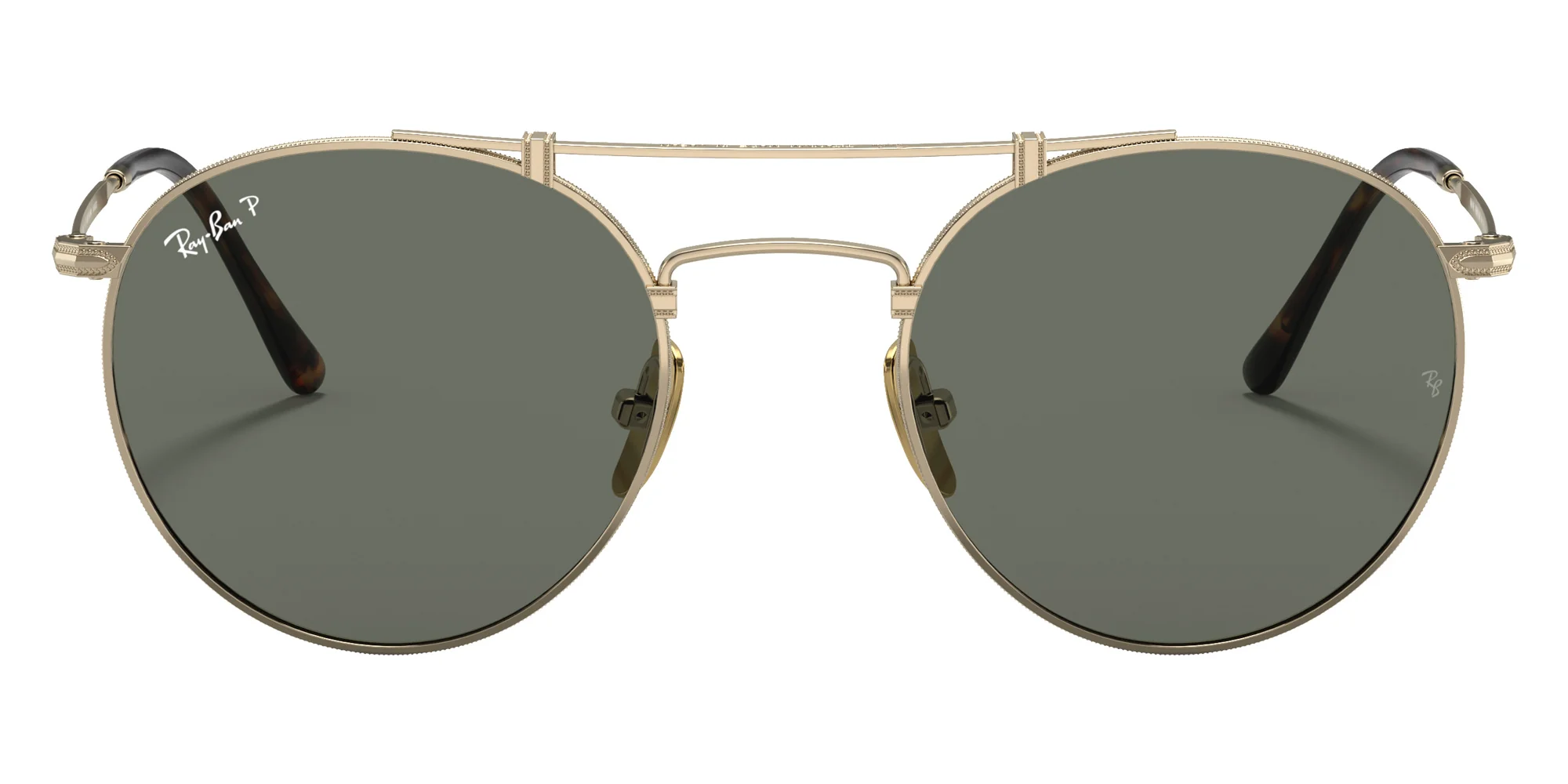 Ray-Ban - RB8147M Round Double Bridge Titanium