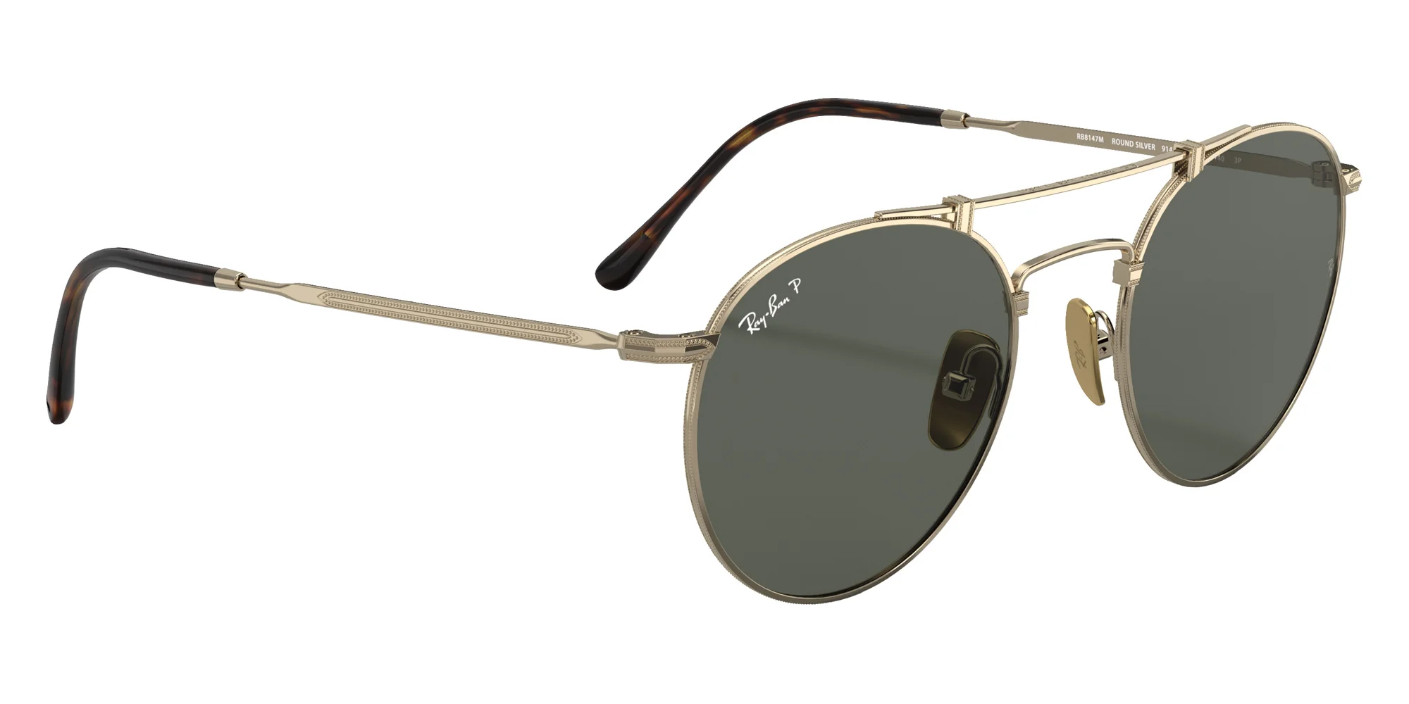 Ray-Ban - RB8147M Round Double Bridge Titanium - Image 5